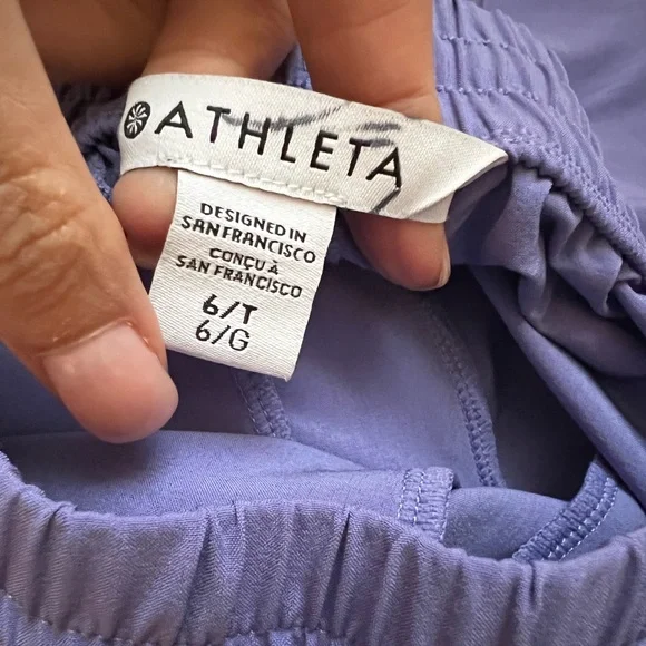 Athleta Purple Joggers - Picture 4 of 4